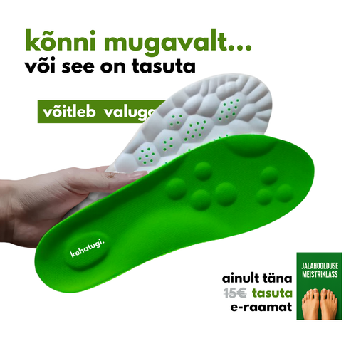 Massaažipõhjaga sisetallad