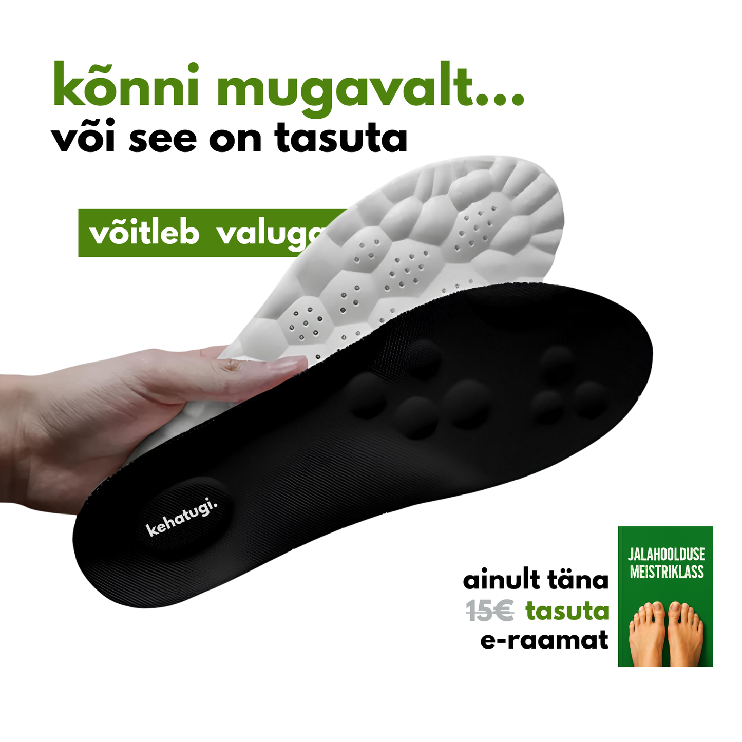 Massaažipõhjaga sisetallad