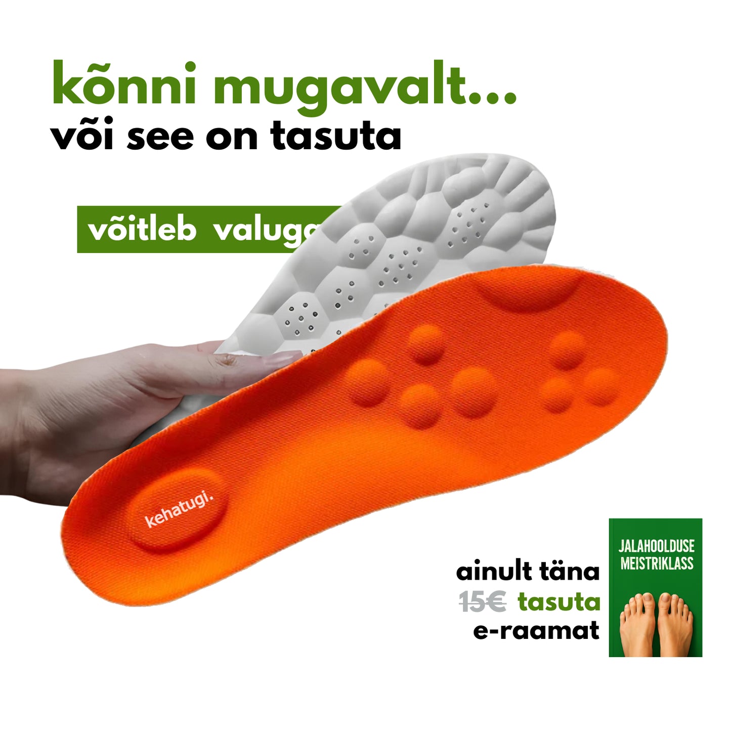 Massaažipõhjaga sisetallad